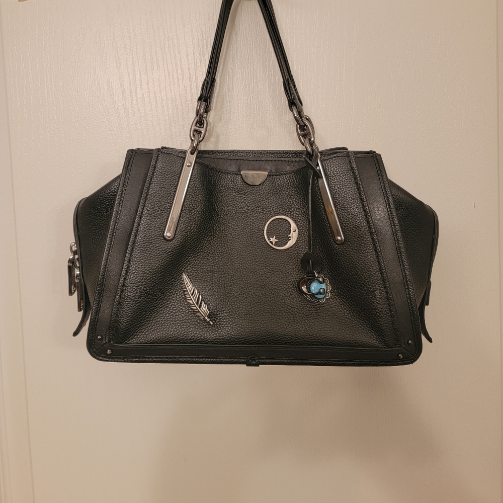 Coach Shoulder Bag with Embelishments